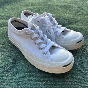 Converse White Jack Purcell Women’s 4.5 Sneaker Canvas Low Top